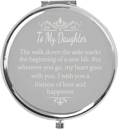 Vista 8 de REHALY Regalo de boda para hija de mamá papá, regalos de novia para el día de la boda, regalos únicos de recuerdo de boda para hija de mamá