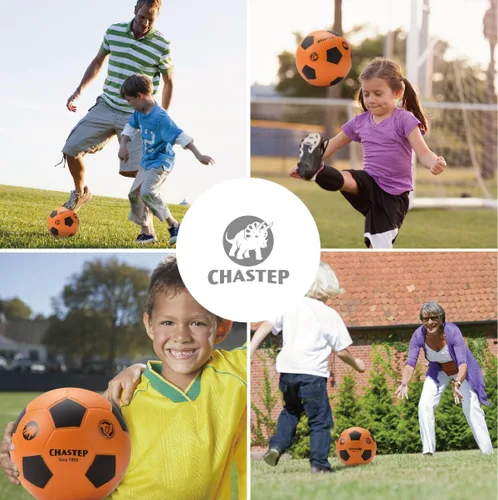 Vista 6 de pelota fe fútbol de espuma de piel integral de 8 pulgadas, perfecta para niños o aprendices del juego, para ejercicios en el exterior