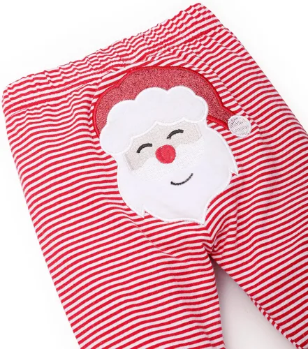Vista 2 de Conjunto de 4 piezas de traje de Navidad para bebé, niña, niño, Año Nuevo, 4 piezas Negro 2