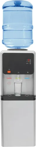 Vista 10 de Dispensador de agua enfriadora de carga superior, dispensador de agua fría/caliente de carga superior, 20L/5.28Gal, agua fría y caliente