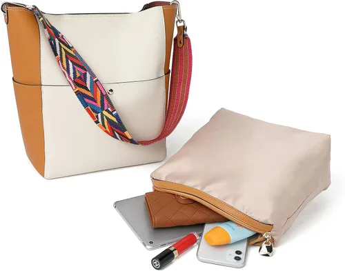 Vista 4 de BOSTANTEN Billeteras de cuero para mujer, paquete RFID, bolsos de cuero para mujer, Cartera RFID