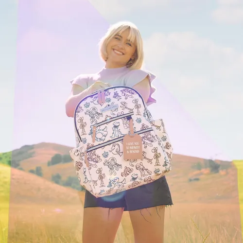 Vista 7 de Petunia Pickle Bottom Mochila Ace Bolsa de pañales Mochila para padres, Pixar Playday, Mochila Ace