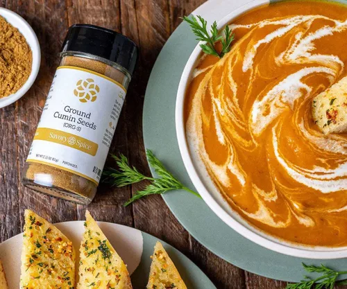 Vista 5 de Savory Spice - Semillas de comino molido, condimento en polvo de comino molido (Comino) (bolsa de 1/2 taza - Neto: 2.05 oz)