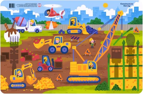 Vista 8 de Combo de construcción con conjunto de utensilios, plato e individual de Constructive Eating