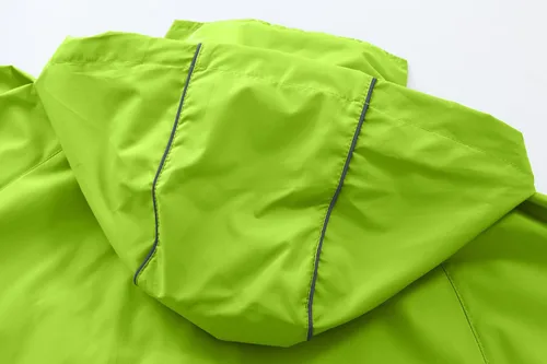 Vista 9 de Spmor - Chaqueta impermeable ligera para hombre, plegable, cortavientos, abrigo para correr