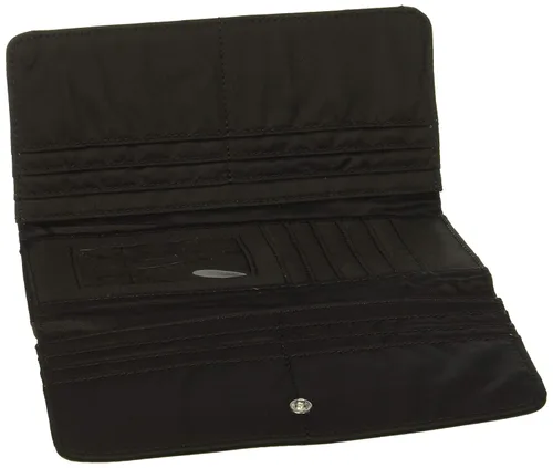 Vista 2 de JuJuBe Be Rich Cartera de tres pliegues con cierre a presión colección Legacy - The Monarch - Negro