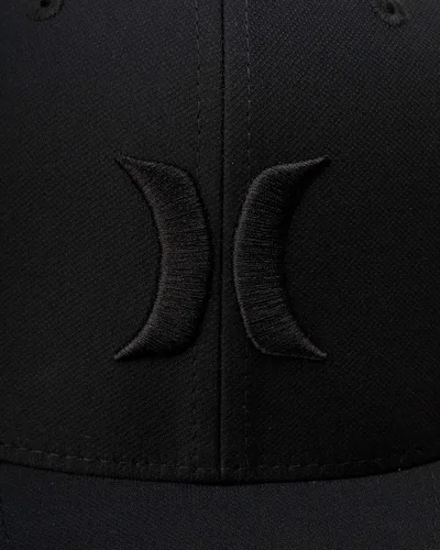 Vista 3 de Hurley Sombrero negro Flexfit One And Only para hombres