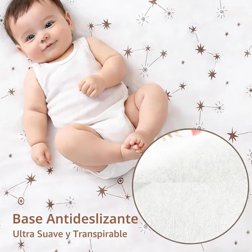 Vista 6 de Almohadilla de cama impermeable para bebé, lavable, reutilizable, de 31"x40" grande, protector de colchón para niños pequeños, almohadillas