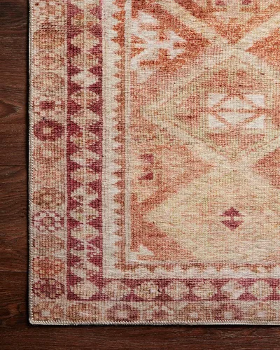 Vista 4 de Loloi, Colección Layla LAY-16 Natural/Especia 2 pies 6 pulgadas x 7 pies 6 pulgadas, 0.13" de espesor. Tapete suave, duradero, de estilo vintage 18