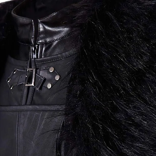 Vista 5 de Traje para cosplay de Jon Snow, de Game of Thrones Night's Watch, marca Sidnor GoT.