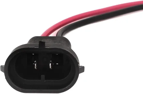 Vista 2 de uxcell 5pcs 16AWG DC 12V H11 Bombilla de faro macho arnés de cable conector adaptadores de enchufe