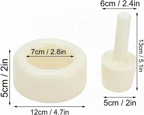 Vista 4 de Herramienta formadora de conos de gofres, máquina de cono y tazón de helado, molde de rollo de huevos de plástico para cocina, horneado