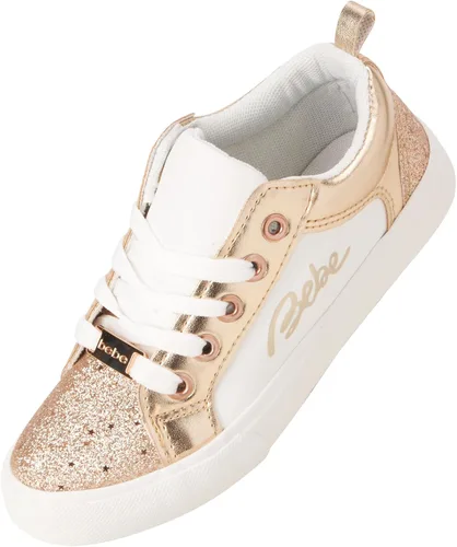 Vista 2 de bebe Zapatos para niñas Zapatos deportivos Tenis casuales con purpurina para niñas (11-4 niños pequeñosniños grandes)