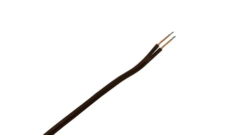 Vista 3 de Creative Hobbies Cable de lámpara marrón, 8 pies de largo, SPT-1, calibre 18, cable de alimentación con certificación UL para reparación o reemplazo
