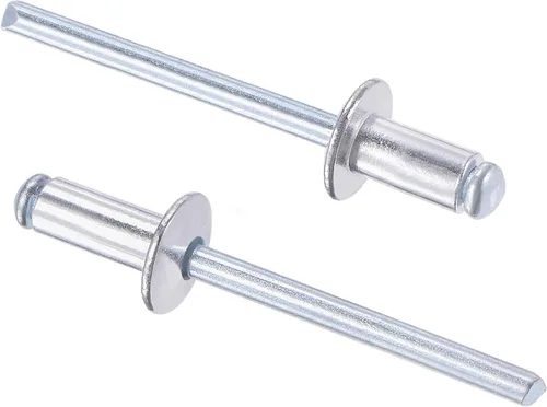 Vista 19 de uxcell Remaches ciegos, remaches de aluminio para tirar, 60 piezas tono plateado