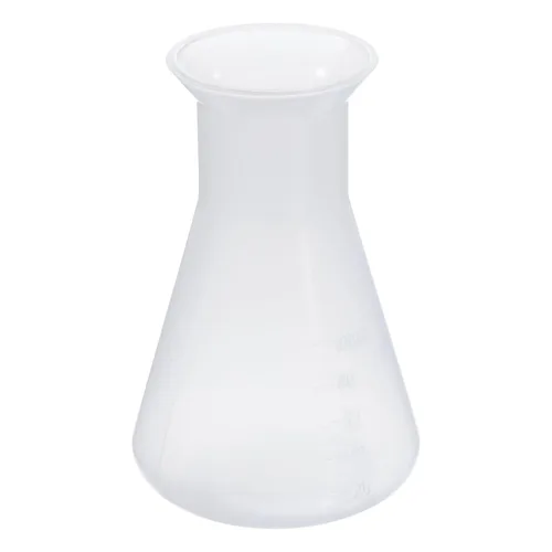 Vista 10 de PATIKIL Erlenmeyer Frasco de plástico de 1.7 fl oz, 1 paquete de frasco cónico de boca ancha para laboratorio, transparente