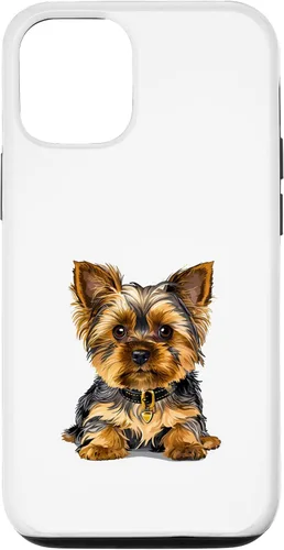Vista 26 de Adorable Yorkshire Yorkie Terrier Puppy Yorky Funda para iPhone 16