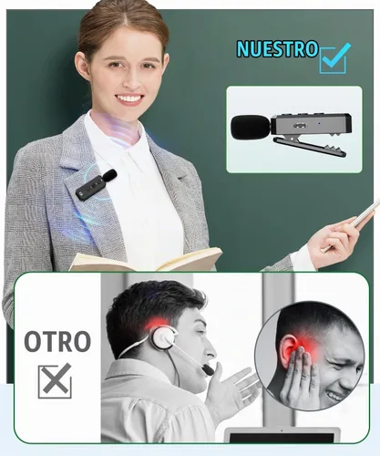 Vista 4 de SHIDU Amplificador de voz portátil para profesores Micrófono Lavalier