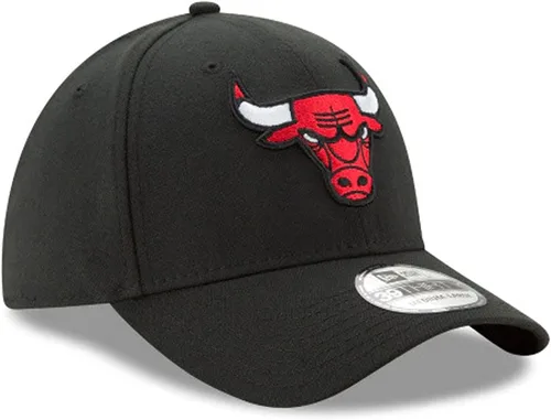 Vista 3 de NBA Chicago Bulls Classic 39Thirty - Gorra con ajuste elástico, talla M y grande, color negro