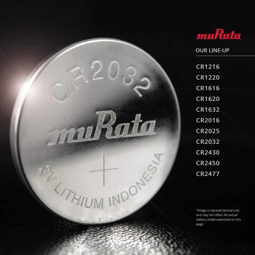 Vista 5 de Murata Batería CR2025 DL2025 ECR2025 3V Litio Moneda Celda (15 Baterías)