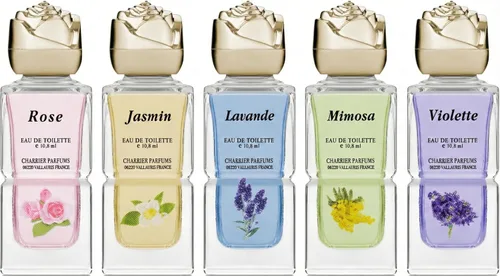 Vista 2 de Charrier Parfums - Set de regalo 5 Eaux de Toilette - 'Parfums de Provence' - 1.8 fl oz - Hecho en Provenza, Francia