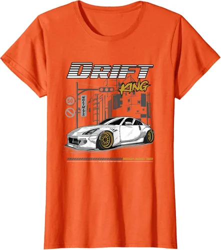 Vista 47 de Z34 370 Fairlady Z - Camiseta gráfica de cuerpo ancho, Negro, S