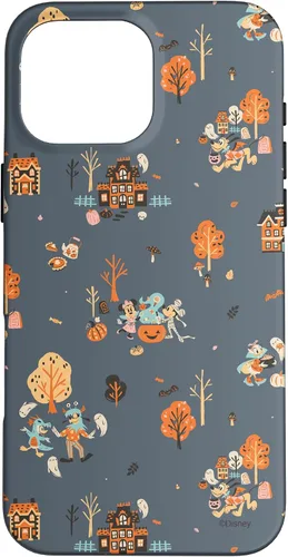 Vista 19 de iPhone 16 Disney Mickey Mouse & Pals Spooky Cute Halloween Scenes Case