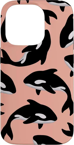 Vista 17 de Orca Whale Ocean Pattern - Carcasa para iPhone 17