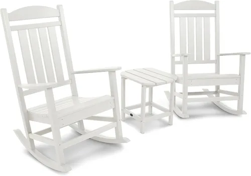 Vista 15 de POLYWOOD Juego de 3 piezas Presidential Rocker Aruba
