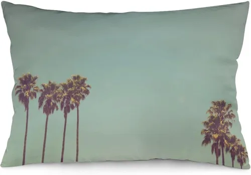 Vista 20 de Protector de almohada de playa con palmeras tropicales de 16 x 14 pulgadas, palmeras de playa, paisaje marino costero, decorativo, rectangular