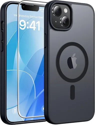 Vista 119 de FNTCASE - Funda para iPhone 16 Pro: magnética, mate, translúcida, de grado militar, protectora contra caídas, resistente, fina, duradera y a prueba