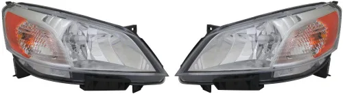Vista 9 de KarParts360 Para Nissan NV200 Conjunto de faros delanteros 2014 15 16 17 2018 lado del conductor con bombillas Certificado CAPA NI2502225