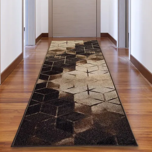 Vista 6 de CreativeDeco Alfombra de pasillo hecha a medida con respaldo de goma para cocina, vestíbulo, pasillo, entrada, elige tu longitud, tamaño de 31