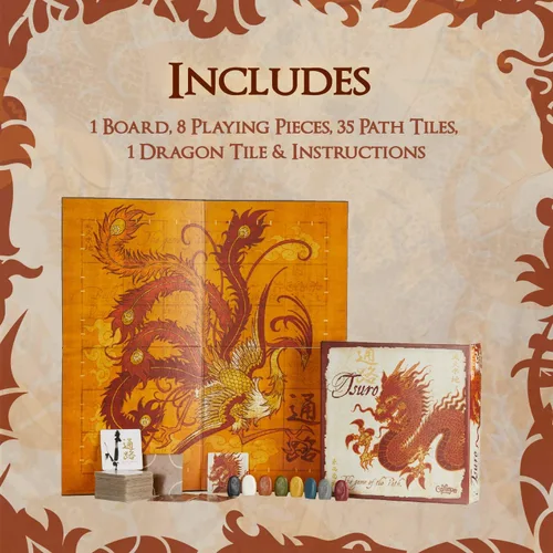 Vista 5 de Calliope Juegos - Tsuro - El juego del camino y el tránsito masivo, dos grandes juegos para adultos y niños a partir de 8 años
