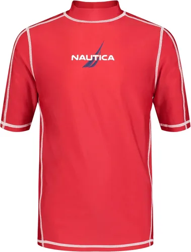 Vista 9 de Nautica Camiseta de natación de manga corta para niños con protección solar UPF 50+