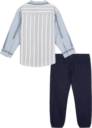 Vista 2 de Tommy Hilfiger Boys Long Sleeve Woven Shirt Set