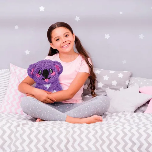 Vista 4 de Yarnimals Koala - Loop Your Own Koala - Kit de manualidades - Haz tu propio juguete animal - A partir de 8 años