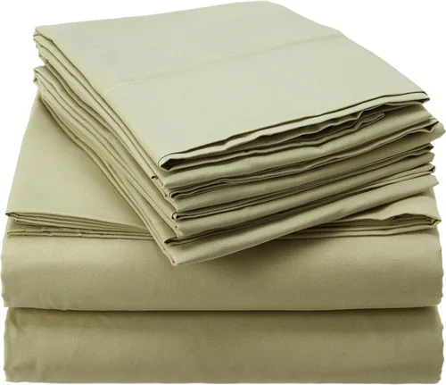 Vista 12 de Juego de ropa de cama de 4 piezas Elegant Comfort ®, suave como la seda, de lujo, de 1,500 hilos, no se arruga, con bolsillo profundo de hasta 16
