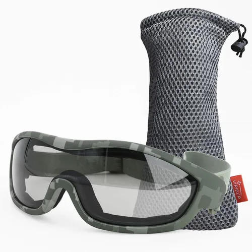 Vista 10 de Viriber Gafas de motocicleta - Gafas de protección UV para exteriores, gafas de combate a prueba de polvo