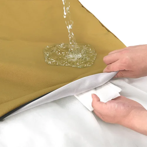 Vista 3 de Sytopia Cama de lona indestructible para perros de 42 pulgadas con funda impermeable lavable extraíble para perros extragrandes, almohadilla