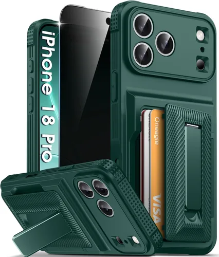 Vista 18 de Oneagle Funda tipo cartera para iPhone 17 Pro Max con tarjetero