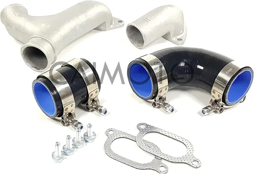Vista 3 de Intercooler De Montaje Superior Kit De Tubería Y Negro Para Subaru Impreza WRX/WRX STi GD/GG 2002-2007
