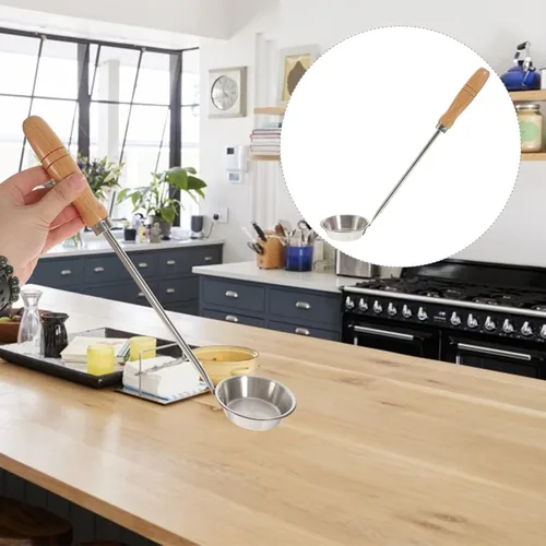 Vista 8 de Acero inoxidable Frito Snack Camarón Flatcake Cocina Molde Accesorio de Cocina para Panqueques