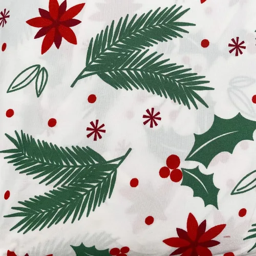 Vista 3 de Christmas Greens - Juego de sábanas tamaño matrimonial, microfibra de 4 Verdes de Navidad