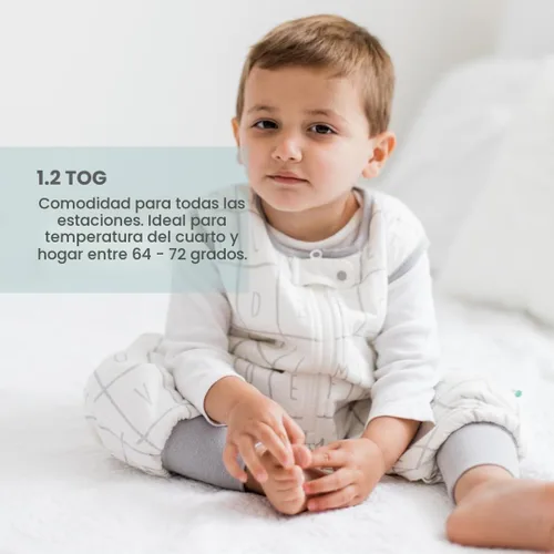Vista 2 de Dreamsuit: Toddler Sleep Sack with Legs, Rayon Made from Bamboo
