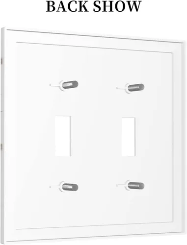 Vista 991 de Placa de Interruptor de Luz Azul de 1 Gang, Placa de Pared Decorativa de Palanca Individual, Cubierta de Placa de Pared de Palanca, Placa Frontal