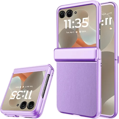 Vista 10 de NINKI Funda para Motorola Razr 60 Ultra con protector de pantalla integrado, protección de bisagra a prueba de golpes, resistente, ultra delgada