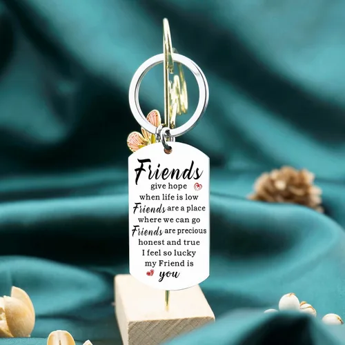 Vista 6 de Llavero para mejor amiga, regalo de amistad para mujeres, amigas, mejores amigas, mejores amigas, regalos para mujeres, regalos para amigas