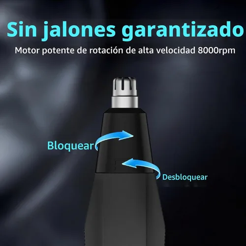 Vista 6 de Soonsell Recortadora de pelo para nariz y orejas sin dolor para hombres