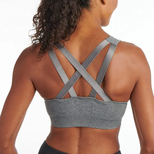 Vista 2 de PUMA - Brasier deportivo sin costuras para mujer